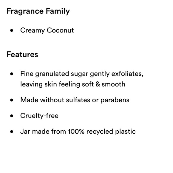 $8❤️‍🔥 LAST 1! Ulta Beauty COCONUT CREAM Scented Body Scrub 🥥 🧼 NEW & SEALED - Picture 4 of 4